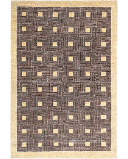 Modcar 6' 6" X 9' 11" Hand Knotted Wool Rug 6' 6" X 9' 11" (198 X 302) / Multi / Wool