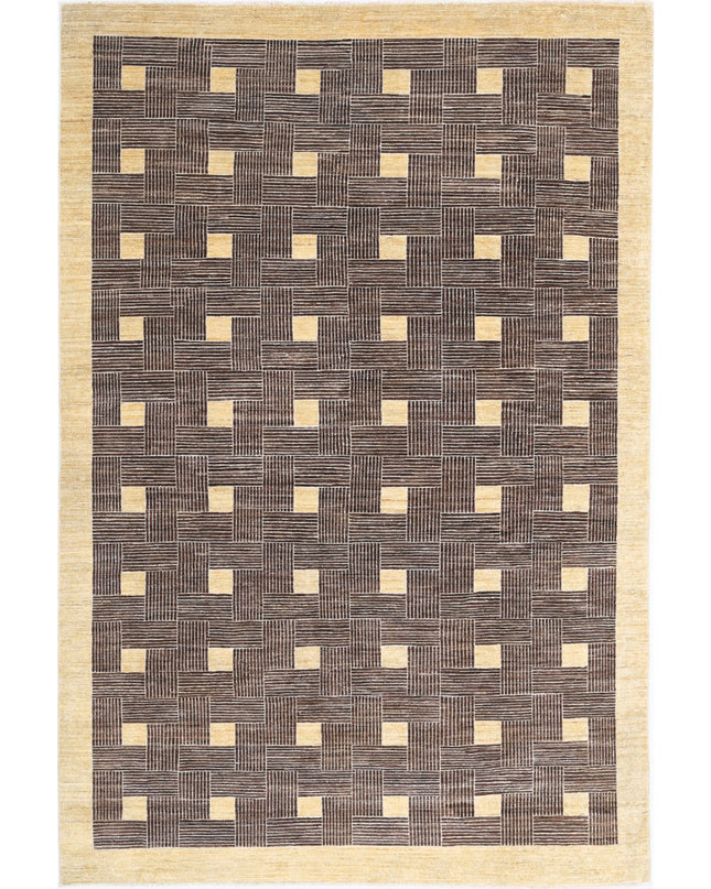Modcar 6' 6" X 9' 11" Hand Knotted Wool Rug 6' 6" X 9' 11" (198 X 302) / Multi / Wool