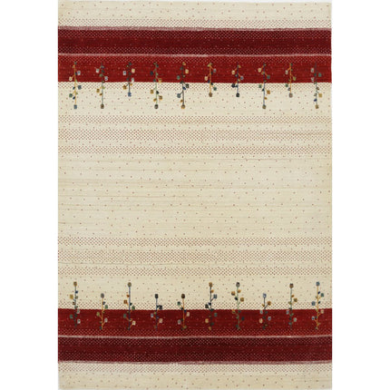 Modren Hand-Knotted Wool Rug IVA0028626 - Natalia Rugs