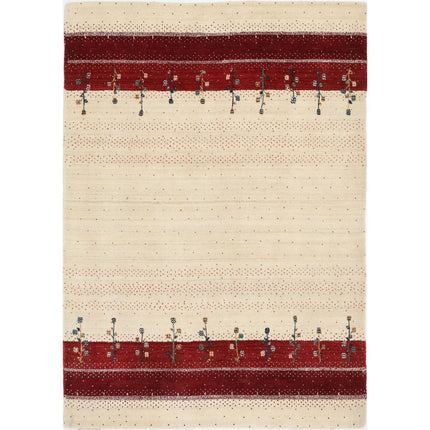 Modren Hand-Knotted Wool Rug IVA0028645 - Natalia Rugs