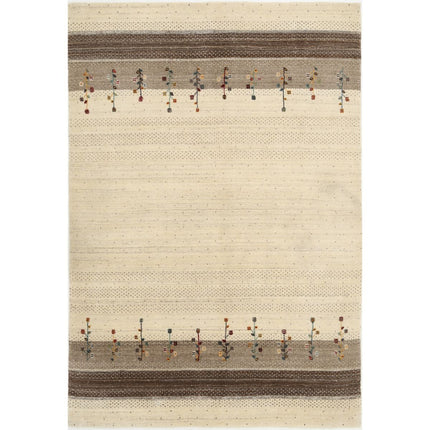 Modren Hand-Knotted Wool Rug IVA0028671 - Natalia Rugs