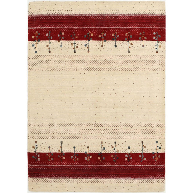 Modren Hand-Knotted Wool Rug IVA0028727 - Natalia Rugs