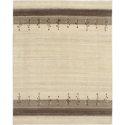 Modren Hand-Knotted Wool Rug IVA0028759 - Natalia Rugs