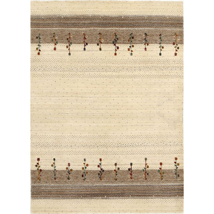 Modren Hand-Knotted Wool Rug IVA0028765 - Natalia Rugs