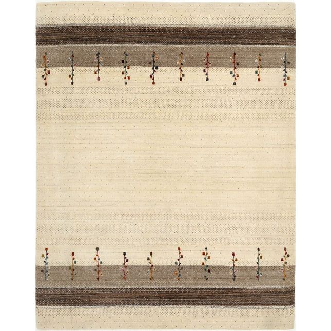 Modren Hand-Knotted Wool Rug IVA0028794 - Natalia Rugs