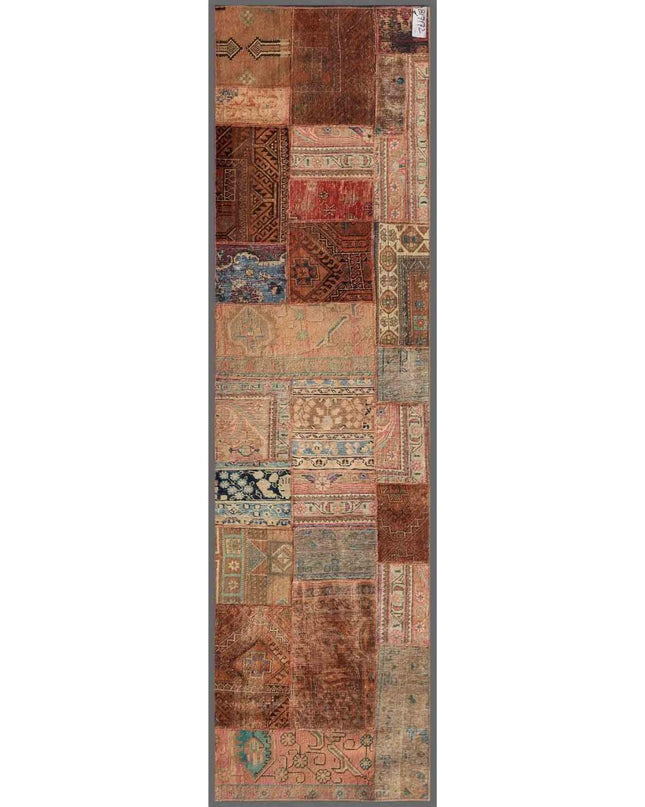 Mosaic 2' 8" X 9' 7" Hand Knotted Wool Rug 2' 8" X 9' 7" (81 X 292) / Multi / Wool