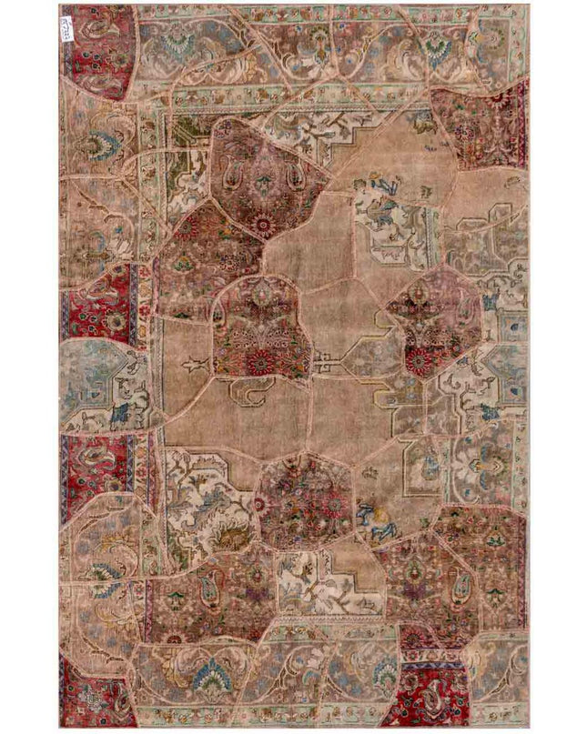Mosaic 6' 2" X 9' 6" Hand Knotted Wool Rug 6' 2" X 9' 6" (188 X 290) / Multi / Wool