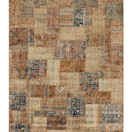 Mosaic 8' 1" X 11' 9" Hand Knotted Wool Rug 8' 1" X 11' 9" (246 X 358) / Beige / Wool