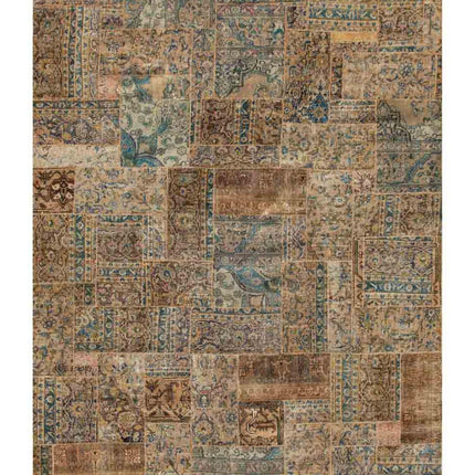 Mosaic 8' 1" X 11' 9" Hand Knotted Wool Rug 8' 1" X 11' 9" (246 X 358) / Beige / Wool