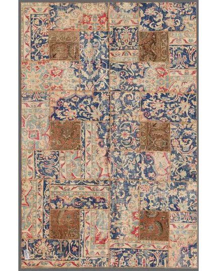 Mosaic 5' 1" X 8' 1" Hand Knotted Wool Rug 5' 1" X 8' 1" (155 X 246) / Multi / Wool