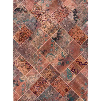 Mosaic 6' 3" X 9' 1" Hand Knotted Wool Rug 6' 3" X 9' 1" (191 X 277) / Multi / Wool