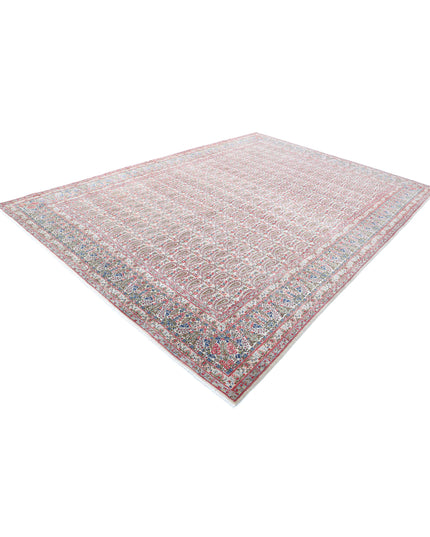 Moud 8' 9" X 12' 2" Hand Knotted Wool Rug 8' 9" X 12' 2" (267 X 371) / Beige / Wool