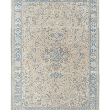 Nain 7' 8" X 11' 2" Hand Knotted Wool Rug 7' 8" X 11' 2" (234 X 340) / Taupe / Wool