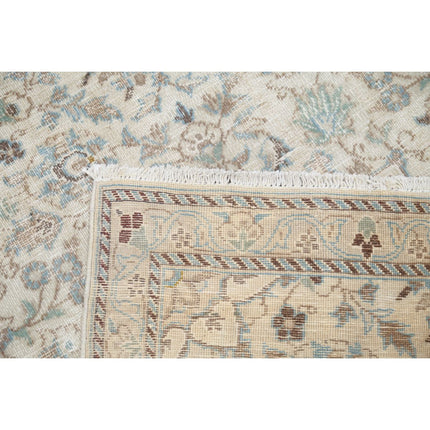 Nain 2' 8" X 12' 10" Hand Knotted Wool Rug 2' 8" X 12' 10" (81 X 391) / Ivory / Ivory