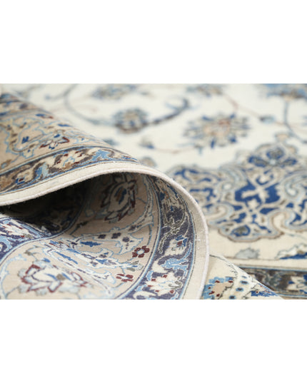 Nain 16' 3" X 25' 6" Hand Knotted Wool & Silk Rug 16' 3" X 25' 6" (495 X 777) / Ivory / Wool & Silk