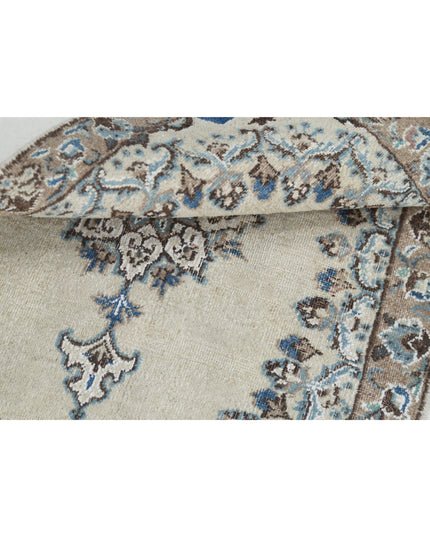 Nain 1' 11" X 2' 10" Hand Knotted Wool & Silk Rug 1' 11" X 2' 10" (59 X 86) / Ivory / Wool & Silk