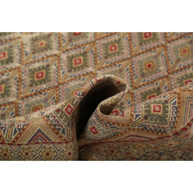 Nakhunak Kilim 6' 6" X 8' 5" Wool Hand-Woven Kilim 6' 6" X 8' 5" (198 X 257) / Multi / Multi