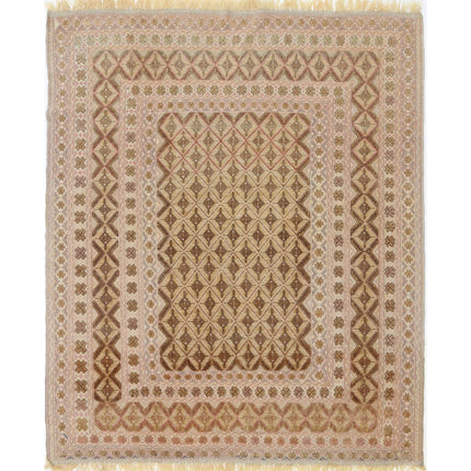 Nakhunak Kilim Hand-Woven Wool Kilim IVA0001515 - Natalia Rugs