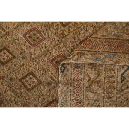 Nakhunak Kilim 4' 4" X 5' 5" Wool Hand-Woven Kilim 4' 4" X 5' 5" (132 X 165) / Multi / Multi