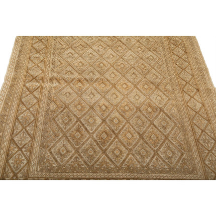 Nakhunak Kilim 4' 10" X 6' 0" Wool Hand-Woven Kilim 4' 10" X 6' 0" (147 X 183) / Multi / Multi