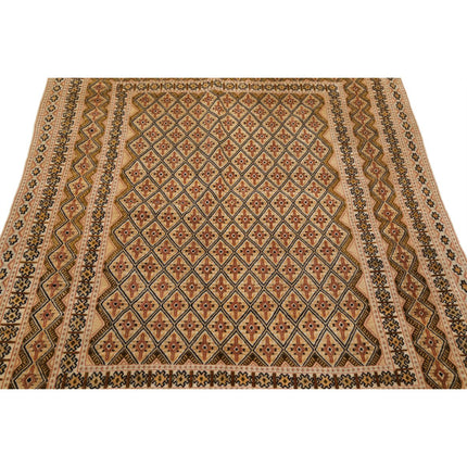 Nakhunak Kilim 4' 11" X 6' 0" Wool Hand-Woven Kilim 4' 11" X 6' 0" (150 X 183) / Multi / Multi