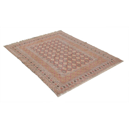 Nakhunak Kilim 5' 0" X 6' 3" Wool Hand-Woven Kilim 5' 0" X 6' 3" (152 X 191) / Multi / Multi