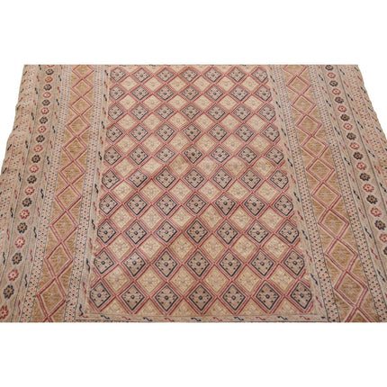 Nakhunak Kilim 5' 0" X 6' 3" Wool Hand-Woven Kilim 5' 0" X 6' 3" (152 X 191) / Multi / Multi