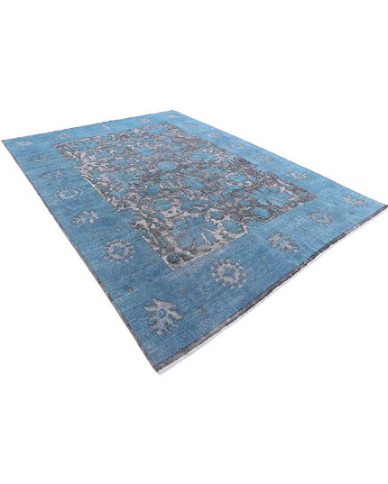 Onyx 8' 9" X 11' 7" Hand Knotted Wool Rug 8' 9" X 11' 7" (267 X 353) / Blue / Wool