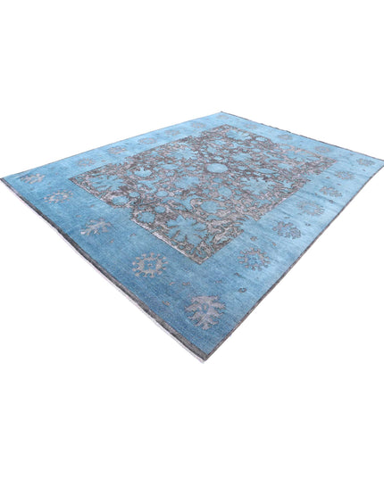Onyx 8' 9" X 11' 7" Hand Knotted Wool Rug 8' 9" X 11' 7" (267 X 353) / Blue / Wool