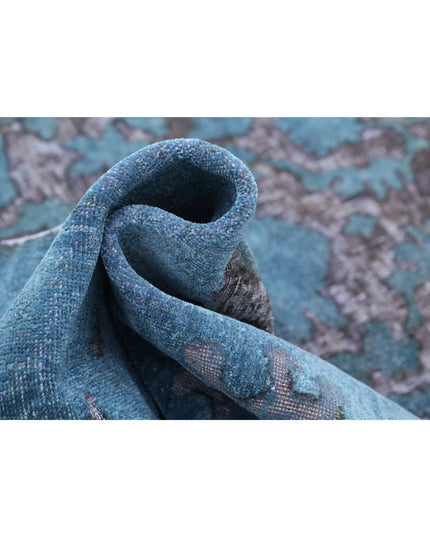 Onyx 8' 9" X 11' 7" Hand Knotted Wool Rug 8' 9" X 11' 7" (267 X 353) / Blue / Wool