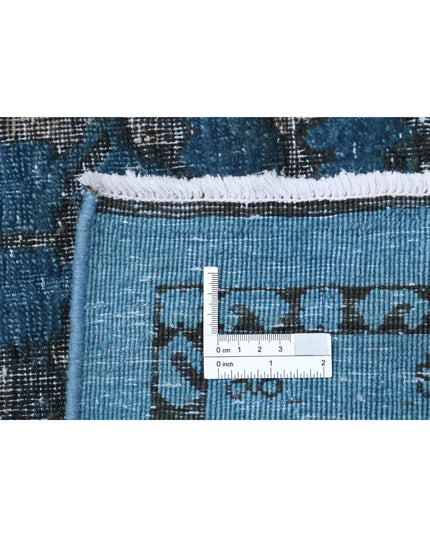 Onyx 7' 10" X 9' 3" Hand Knotted Wool Rug 7' 10" X 9' 3" (239 X 282) / Blue / Wool