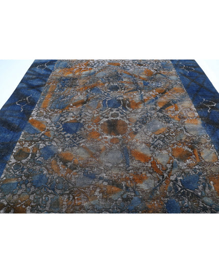 Onyx 9' 9" X 12' 5" Hand Knotted Wool Rug 9' 9" X 12' 5" (297 X 379) / Blue / Wool