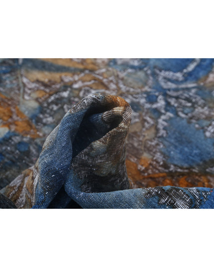 Onyx 9' 9" X 12' 5" Hand Knotted Wool Rug 9' 9" X 12' 5" (297 X 379) / Blue / Wool