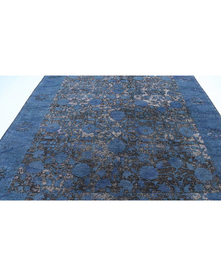 Onyx 9' 1" X 11' 7" Hand Knotted Wool Rug 9' 1" X 11' 7" (277 X 353) / Blue / Wool