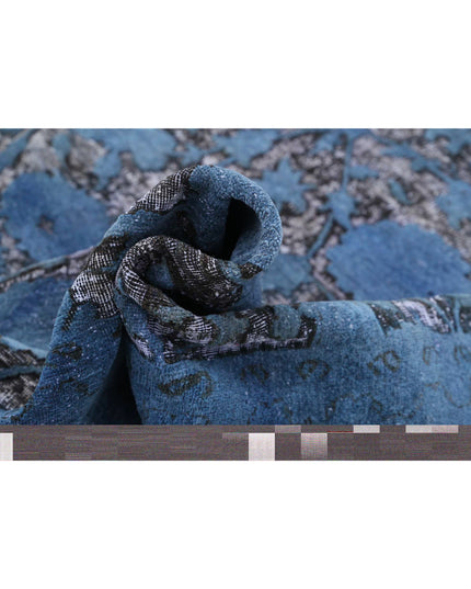 Onyx 9' 1" X 11' 7" Hand Knotted Wool Rug 9' 1" X 11' 7" (277 X 353) / Blue / Wool