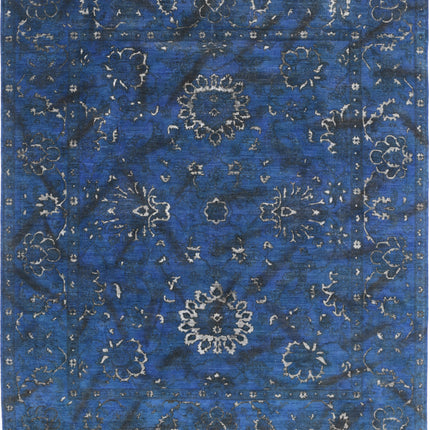 Onyx 9' 7" X 11' 2" Hand Knotted Wool Rug 9' 7" X 11' 2" (292 X 340) / Blue / Wool