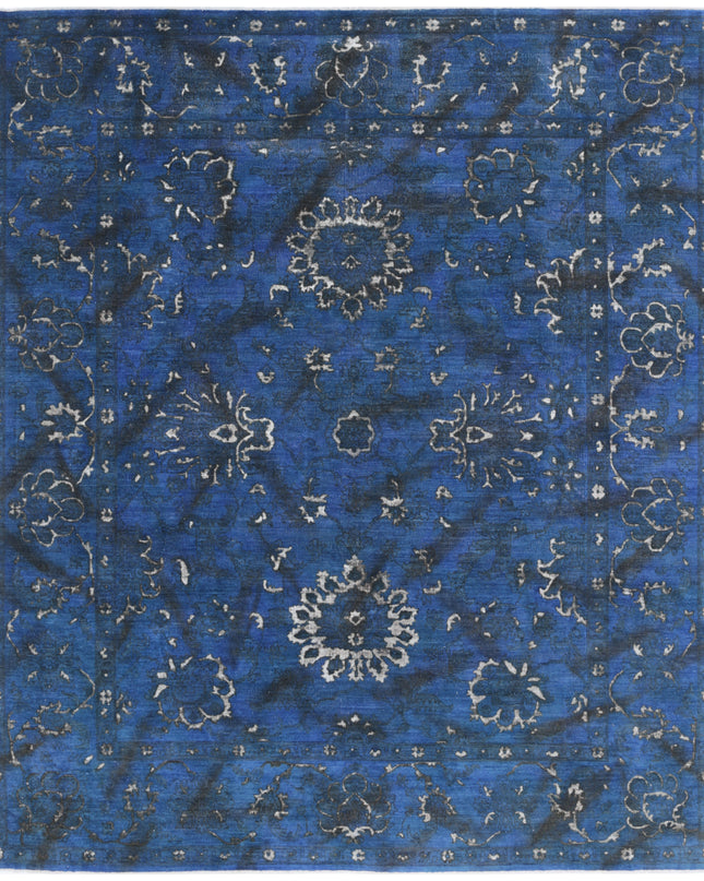 Onyx 9' 7" X 11' 2" Hand Knotted Wool Rug 9' 7" X 11' 2" (292 X 340) / Blue / Wool