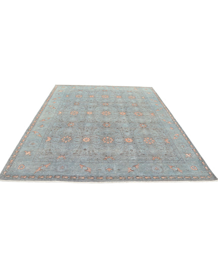 Onyx 7' 11" X 10' 1" Hand Knotted Wool Rug 7' 11" X 10' 1" (241 X 307) / Blue / Wool