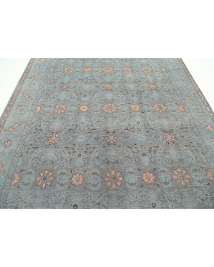 Onyx 7' 11" X 10' 1" Hand Knotted Wool Rug 7' 11" X 10' 1" (241 X 307) / Blue / Wool
