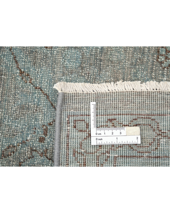 Onyx 7' 11" X 10' 1" Hand Knotted Wool Rug 7' 11" X 10' 1" (241 X 307) / Blue / Wool