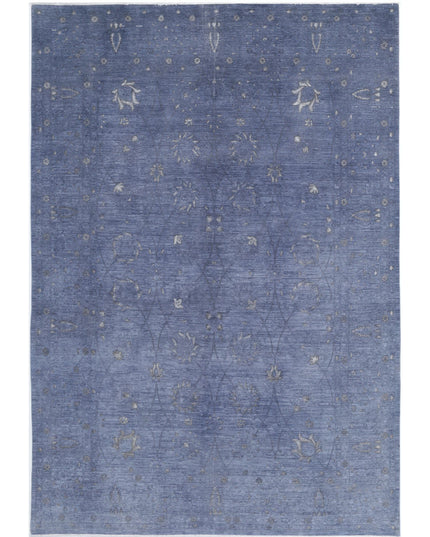 Onyx 8' 9" X 12' 7" Hand Knotted Wool Rug 8' 9" X 12' 7" (267 X 383) / Grey / Wool