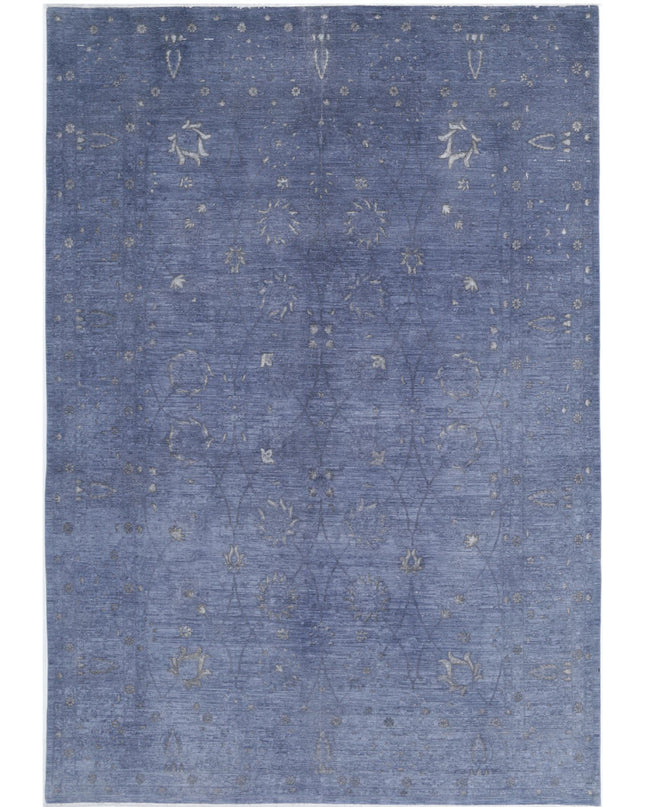 Onyx 8' 9" X 12' 7" Hand Knotted Wool Rug 8' 9" X 12' 7" (267 X 383) / Grey / Wool