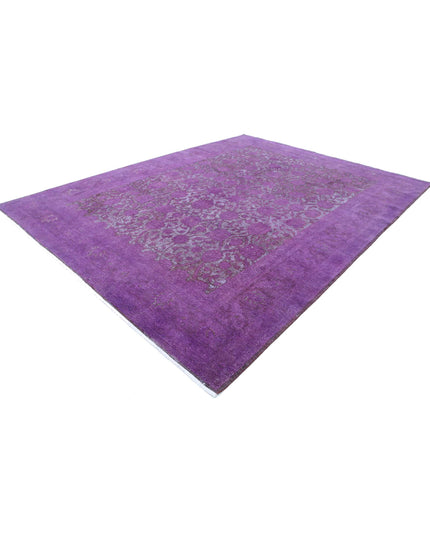 Onyx 9' 11" X 13' 0" Hand Knotted Wool Rug 9' 11" X 13' 0" (302 X 396) / Purple / Wool