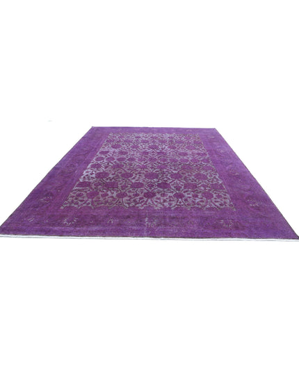 Onyx 9' 11" X 13' 0" Hand Knotted Wool Rug 9' 11" X 13' 0" (302 X 396) / Purple / Wool