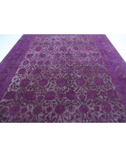 Onyx 9' 11" X 13' 0" Hand Knotted Wool Rug 9' 11" X 13' 0" (302 X 396) / Purple / Wool