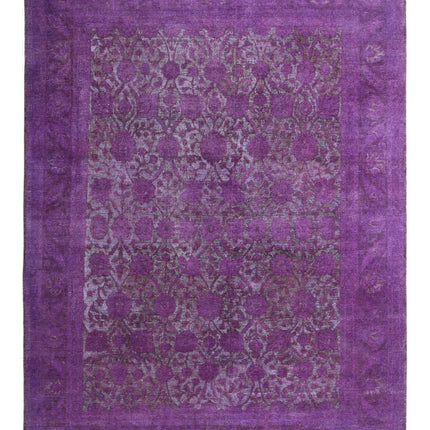 Onyx 9' 11" X 13' 0" Hand Knotted Wool Rug 9' 11" X 13' 0" (302 X 396) / Purple / Wool