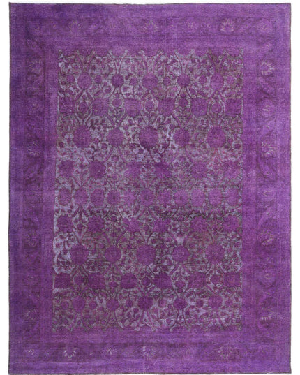 Onyx 9' 11" X 13' 0" Hand Knotted Wool Rug 9' 11" X 13' 0" (302 X 396) / Purple / Wool
