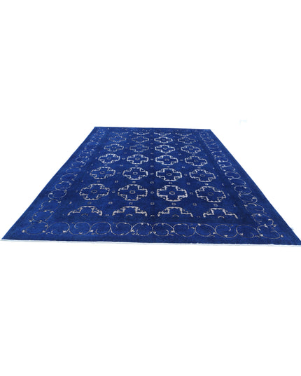 Onyx 9' 8" X 13' 9" Hand Knotted Wool Rug 9' 8" X 13' 9" (295 X 419) / Blue / Wool