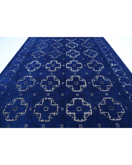 Onyx 9' 8" X 13' 9" Hand Knotted Wool Rug 9' 8" X 13' 9" (295 X 419) / Blue / Wool