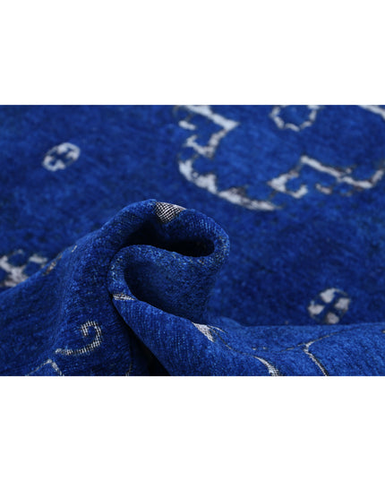 Onyx 9' 8" X 13' 9" Hand Knotted Wool Rug 9' 8" X 13' 9" (295 X 419) / Blue / Wool